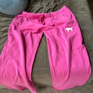 Pink sweatpants